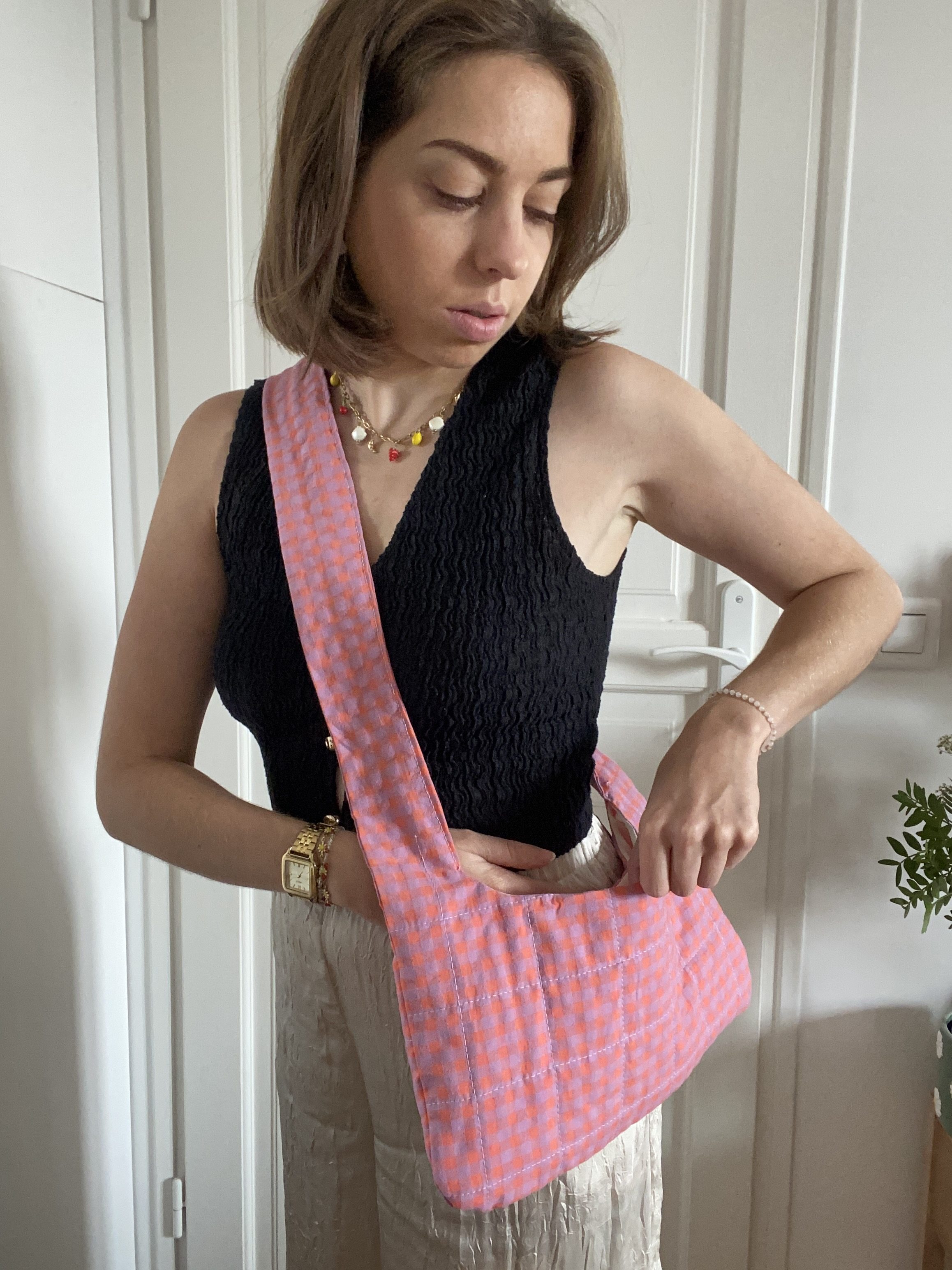 PETIT SAC CORAIL & VIOLET – Image 2