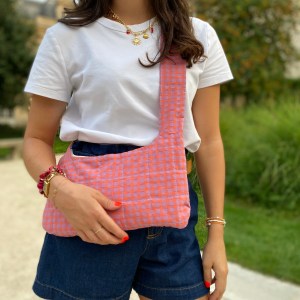 PETIT SAC CORAIL & VIOLET – Image 1