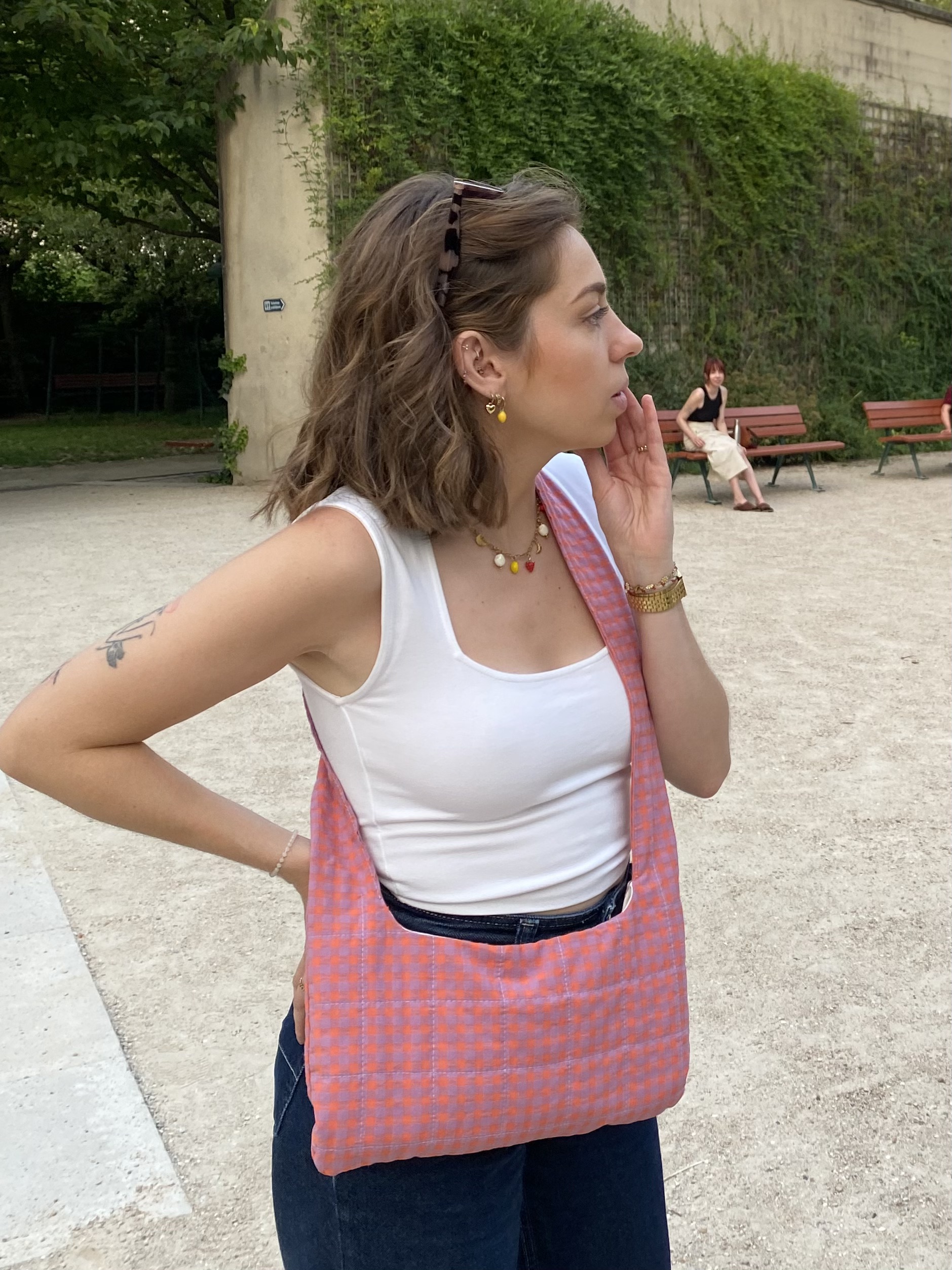 PETIT SAC CORAIL & VIOLET – Image 3