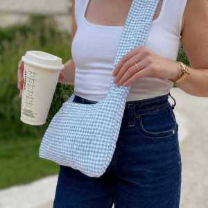PETIT SAC VICHY BLEU CIEL – Image 1